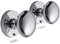 Chrome Hardware® | Polished Chrome Sprung Door Knobs Pair