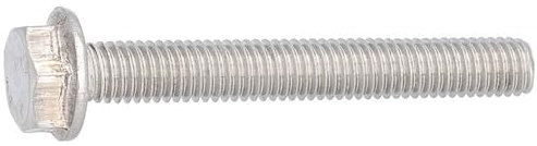 Sechskantschrauben mit Flansch und VG DIN 6921 A2-70 M 6X10