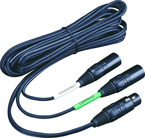 LEWITT DTP 40 TR 5-poliges XLR Audiokabel für DTP 640 REX, 4 m | 5-poliges XLR Kabel für den Dual-Element Anschluss des DTP 640 REX
