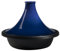 LE CREUSET en Fonte émaillée Quarts Tajine Bleu Cobalt