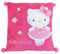Hello Kitty 711392 Coussin Ballerine Rose 37 x 34 x 12 cm Quadratisches Ballerina-Kissen, Fantasie, Rosa, 1 Unité (Lot de 1)