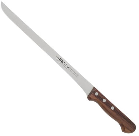 Arcos Jamonmesser Flexibel, Edelstahlklinge 275 mm, Palisandergriff, Präziser Schnitt, Serie Atlantico