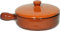 Amazing Cookware SB135 - Padella con Coperchio in Terracotta Naturale, 15 cm