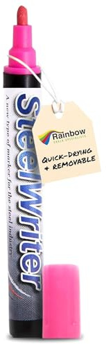 RAINBOW CHALK MARKERS LTD SteelWriter Marker Pen - Pink 5mm. For Drawing onto Steel and other Metals