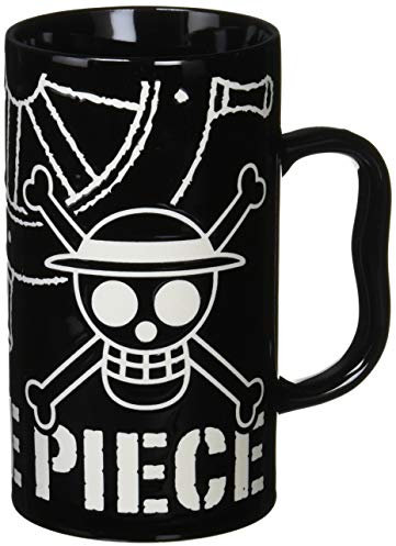 Tazza One Piece Water-repellenti Jug Black (Pirate Flag)