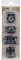 Stampers Anonymous Tim Holtz Mini Blueprints Strip Haftstempel, 7,6 x 25,4 cm, Vintage