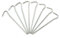 outdoorer Alu Peg, Zeltheringe aus Alu, Erdnagel, 18 cm Heringe, 8er Aluhering Set mit Transportbeutel