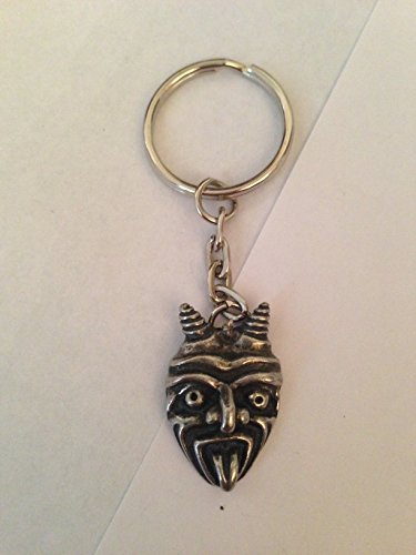 Gargoyle GTKR made of fine English Pewter on a split ring keyring