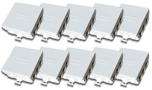 Protec.class 85x85x37mm IP55 Feuchtraum, 208649_SML, grau, 10 Stück FR-Abzweigdose leer