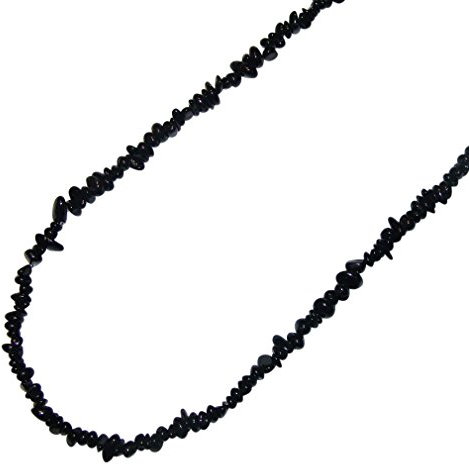 Joyas Janni Tourmaline Black/Shorl Splitter Kette, 90 cm, ohne Blockierung, mehrfarbig (SC-KE-SP-90-TU)