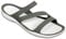 Crocs Femme Swiftwater Sandal W Sandales, Smoke/White, 36/37 EU