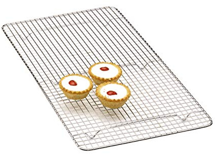 KitchenCraft rejilla de alambre cromado para enfriar tartas / salvamanteles, 46 x 25,5 cm (18 x 1) - Rectangular
