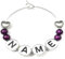 Libby's Market Place Personalised Name Wine Glass Charm with Hearts on a Gift Card