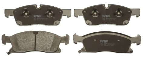TRW GDB4603 Brake Pad Set of 4 Compatible for Jeep Grand Cherokee IV (WK, WK2) 2010 - Front Axle and Other Vehicles