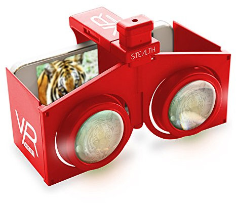 STEALTH VR Headset - Pocket Edition for Smartphone - Red (Mobile)