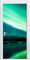 Stil.Zeit Möbel Polarlichter in Skandinavien als Türtapete, Format: 200x90cm, Türbild, Türaufkleber, Tür Deko, Türsticker