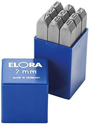 Elora Schlagziffern-Satz, 9-teilig, 400Z-7 mm, 0400000070000