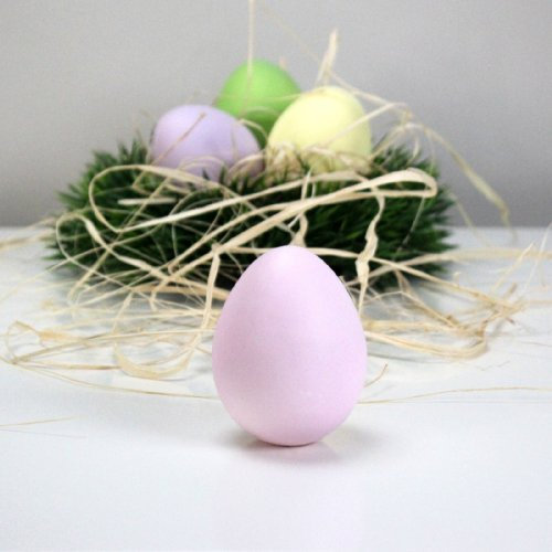 Ei Keramik Keramikei Osterei Osternest Ostern Deko Tischdeko pastell 7 cm rosa