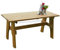 Gartentisch Freital 120x70cm Holz Kiefer Massiv hellbraun imprägniert
