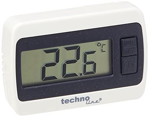 Technoline WS 7002 Thermometer, digital, Min/Max Temperaturanzeige, weiß, 6,0 x 1,4 x 4,0 cm