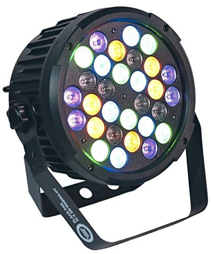 LIGHT4ME BLACK PAR 30x3W RGBA-UV LED Lichteffekt Effektstrahler Partylicht Scheinwerfer Par Strahler Discolicht Bühnenbeleuchtung