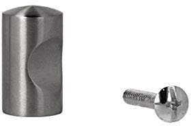 Möbelgriff Möbelknopf Schubladenknopf Edelstahlknopf Knopf Küchengriff massiv Edelstahl matt gebürstet ø 15mm