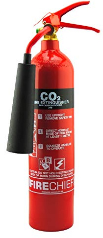 2kg CO2 Fire Extinguisher and Fire Blanket by A2Z Fire - BS EN3 | BAFE | CE Approved from A2Z Fire