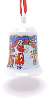 Porzellanglocke Weihnachtsglocke 1996 - Hutschenreuther - OHNE Verpackung