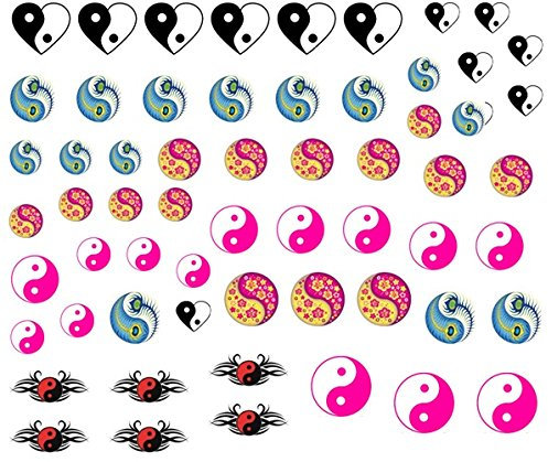 Yin Yang Chakra Yoga Collection (# Ying and Yang Nail Art Decals #)
