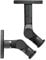 Sanus Satellite Speaker Wall Mounts With Tilt & Swivel Twin Pack WMS3 - Black