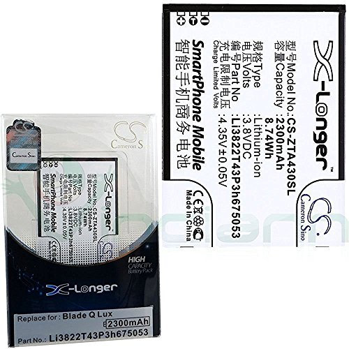 Ersatzakku ZTA 430 für ZTE Blade QLux 4G Li3822T43P3h675053