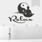 WANDKINGS Wandtattoo Relax Yin Yang 50 x 39 cm hellgrau - erhältlich in 33 Farben