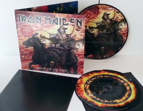 IRON MAIDEN death on the road. 12 PICTURE DISC LP. EMI ‎– 336 437 1