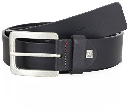 Pierre Cardin Belts Herren Echt Leder 1070091.010 Gürtel, Schwarz (10 Schwarz), 105