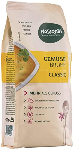 Naturata Gemüsebrühe classic, Nachfüllbeutel (2 x 500 gr)