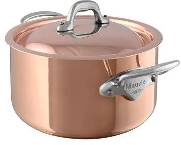 Mauviel1830 - M'Héritage 150s 613125 - Cocotte avec Couvercle - 24 cm
