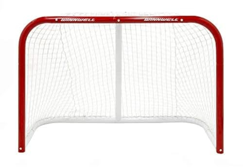 Winnwell Hockey Heavy Duty Net - Indoor & Outdoor Hockey Goal Equipment - Hockey Training Gear Essential for Ice Hockey Pucks