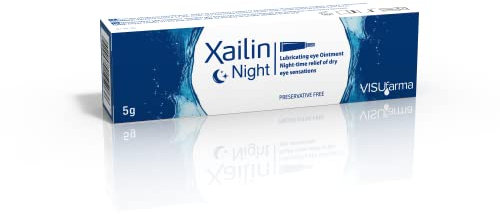 Xailin Night Preservative Free Eye Ointment 5 Grammes x6 Pack