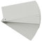 Exacompta 13385B 100er Pack Premium Karton-Trennstreifen. 10,5 x 24 cm grau. Für eine übersichtliche Anblage Ihrer Dokumente. Trennlaschen Trennblätter Ordner Register