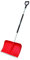 Freund Victoria Schneeschaufel Aluline (Schneeschieber rot, Blattbreite 54 cm, Schaufel mit Aluminiumstiel 125 cm, mit Alu-Profilkante, hoher Seitenrand) 97352