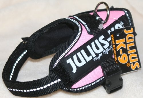 16IDC-PN-B2 Julius K9® IDC Geschirr K-9 Gr. BABY 2 - Farbe: pink / rosa - Hundegeschirr Powergeschirr INNOVA DOG COMFORT - Brustumfang: 33 - 45cm K-9