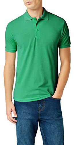 Fruit of The Loom Mens 65/35 Pique Short Sleeve Polo Shirt (S) (Kelly Green)