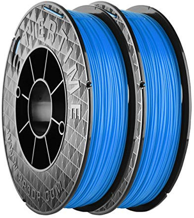 UP Fila Tough ABS 3D Printer Filament, Low Odor, Consistent 1.75mm Diameter,1KG (500g×2 Spools), Blue (C-23-04)