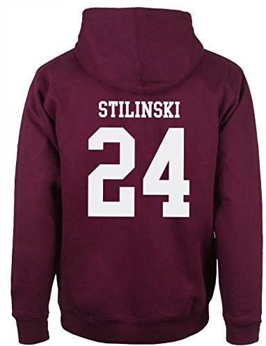 Beacon Hills Stilinski Lahey Lacrosse Mccall Sudadera de lacrosse con capucha Stilinski 24 Small