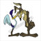 Speedshop 483 < Roadrunner & Coyote > Aufkleber Sticker