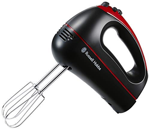 Russell Hobbs 18960 Desire Hand Mixer, 300 W, Black and Red