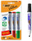 BiC Velleda Bullet Tip Whiteboard-Marker 4 Stück farblich sortiert, 1 Stück (4er Pack)