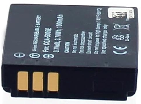 AGI 81175-Ionen 1000 mAh 3,7 V Akku wiederaufladbar – Akkus (1000 mAh,-Ionen (LiIon), 3,7 V, schwarz, 1)