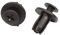 sourcing map 100 Stücke Türverkleidung Klammern Stoßstangen Befestigung Clip Kunststoffnieten 6mm