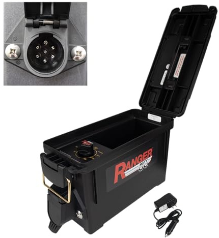 Innovative Products of America Heavy Ranger MUTT Portable Trailer Light Tester with 7-Way Round Pin (SAE J560) for Commercial Tractor Trailers